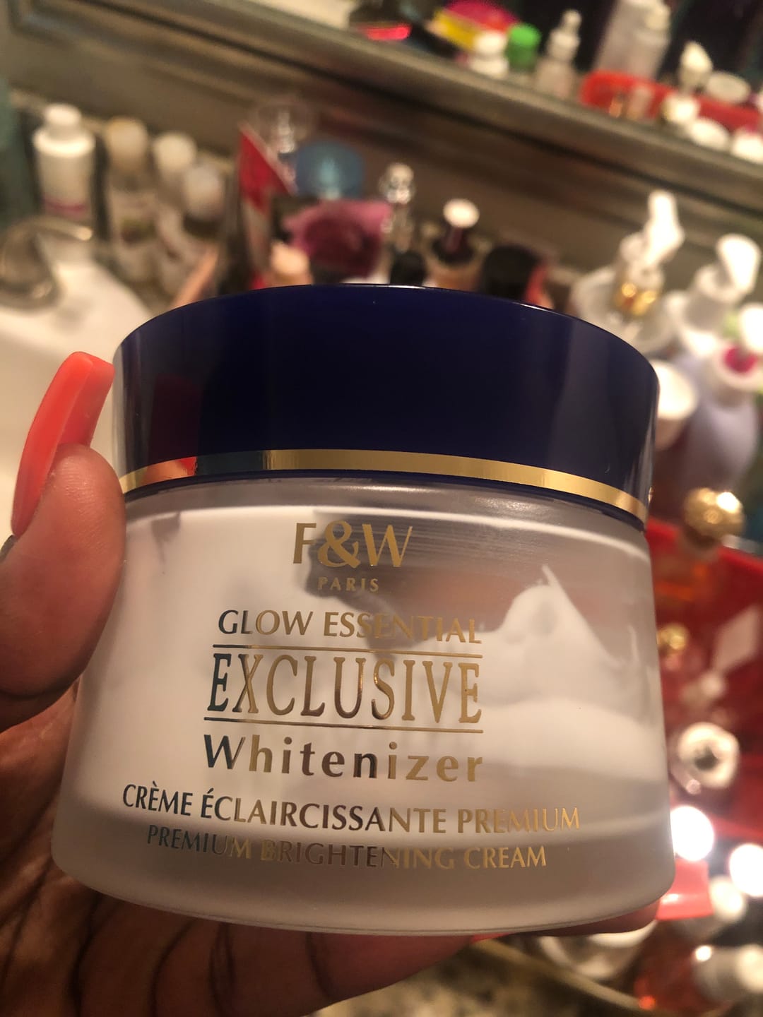Customer photo review of Exclusive Glow Cream 180ml