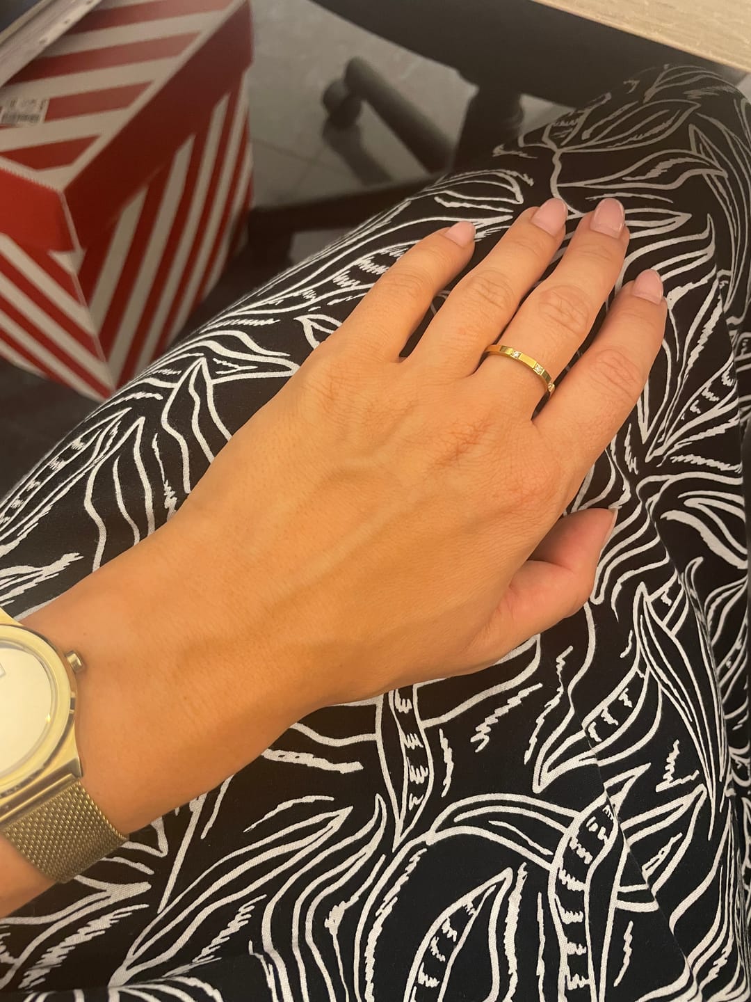 Customer photo review of Lucia Crystal Ring