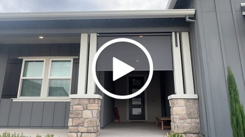 Customer video review of SmartWings Motorized Outdoor Shades 5% Openness