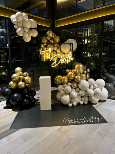 Customer photo review of Til Death neon light