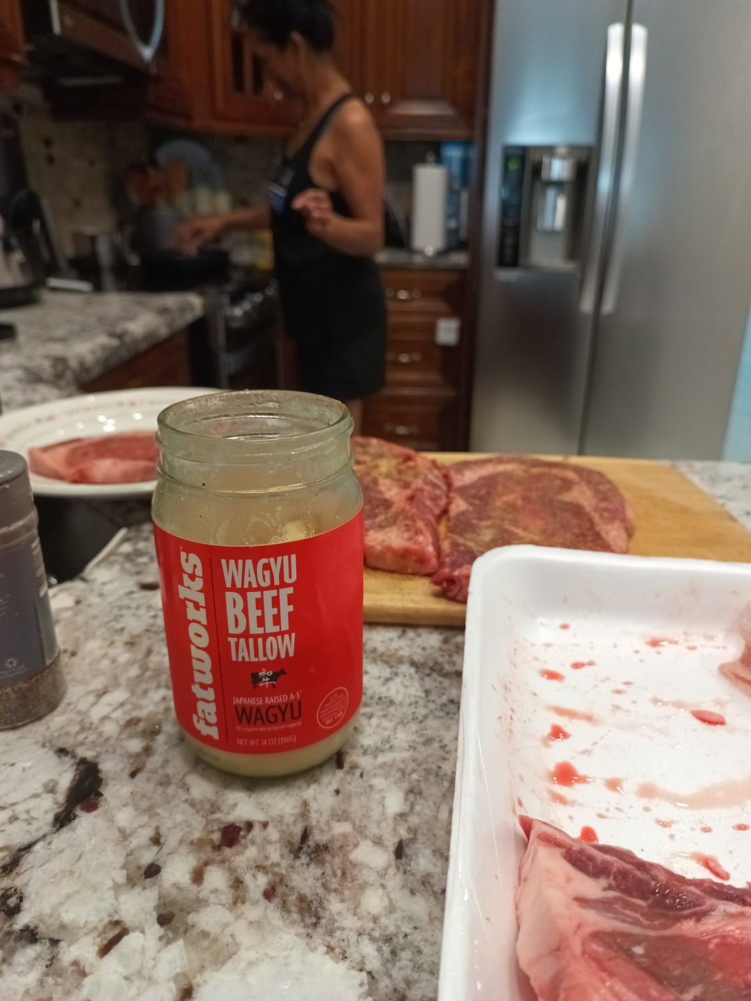 Customer photo review of Japanese Wagyu Tallow 14 OZ
