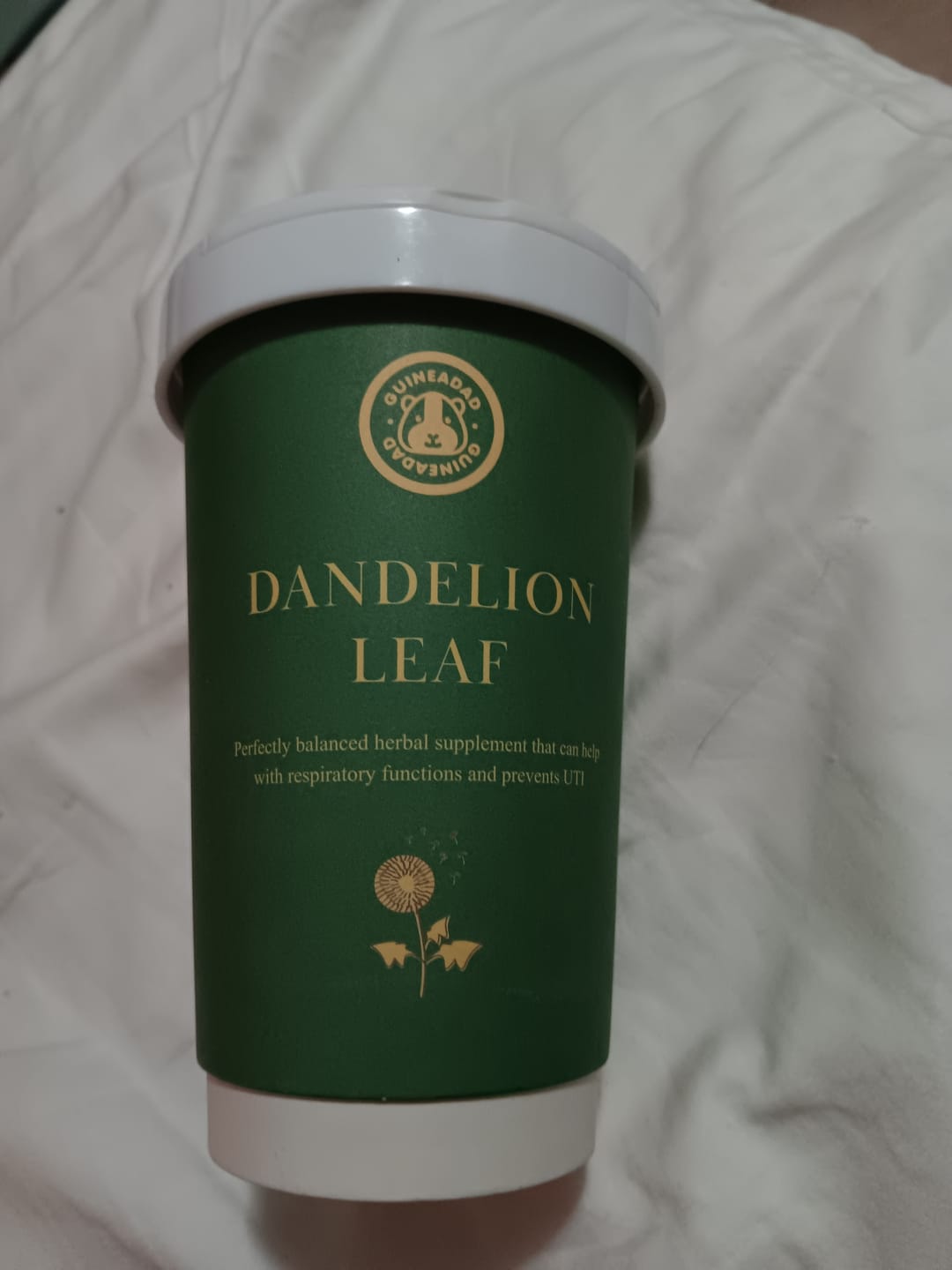 Customer photo review of Dandelion Leaf Treat Cup