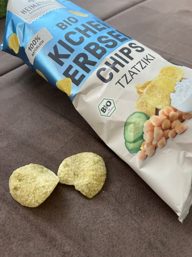 Customer photo review of Bio Kichererbsen Chips Tzatziki - MHD: 22.08.24