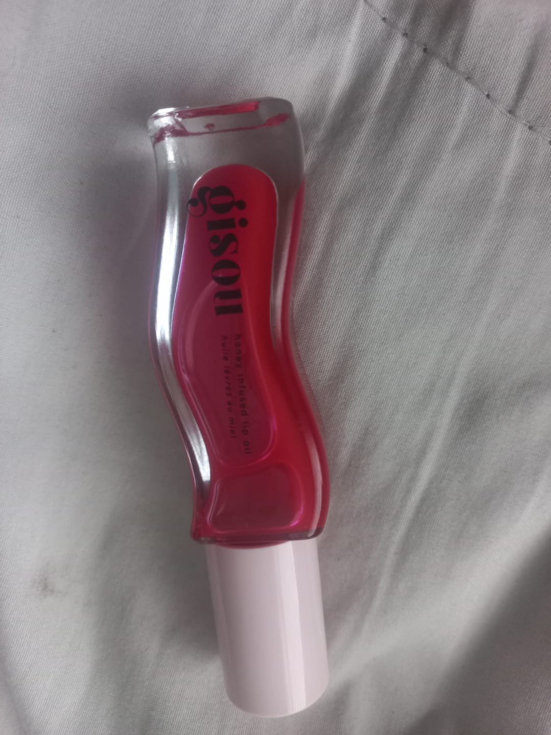 Customer photo review of Honey Infused Hydrating Lip Oil