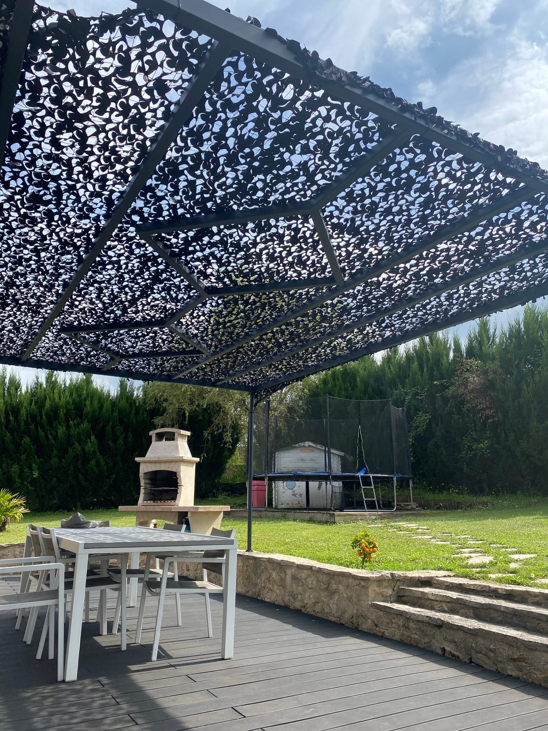 Customer photo review of Filet de camouflage renforcé noir