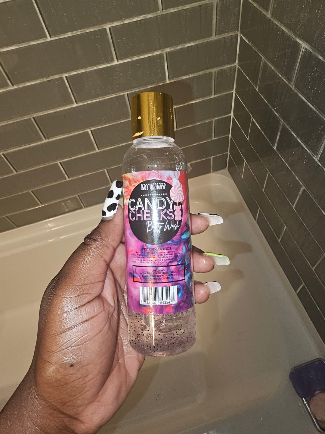 Customer photo review of Candy Cheeks Booty Wash