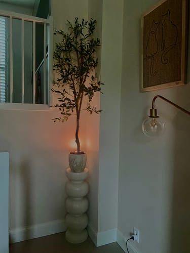 Customer photo review of Kunst Olijfboom 150cm