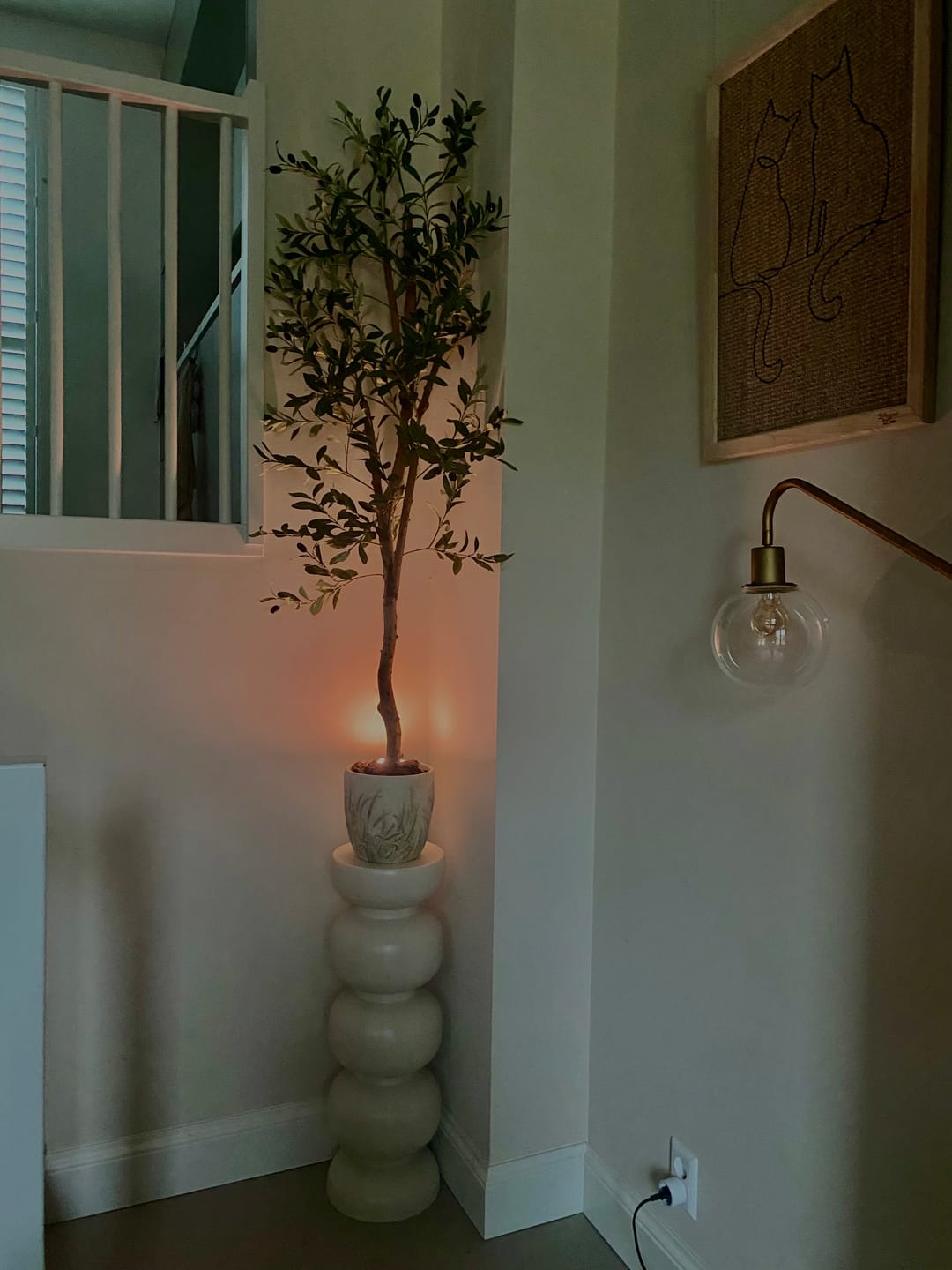 Customer photo review of Kunst Olijfboom 150cm
