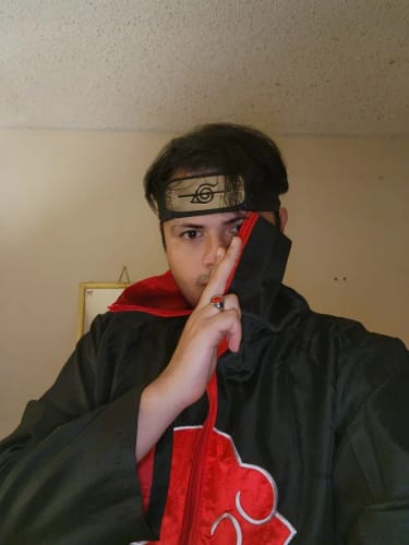Customer photo review of Naruto Akatsuki Cloak