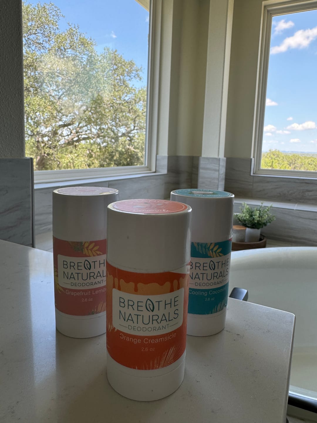 Customer photo review of Orange Creamsicle Deodorant