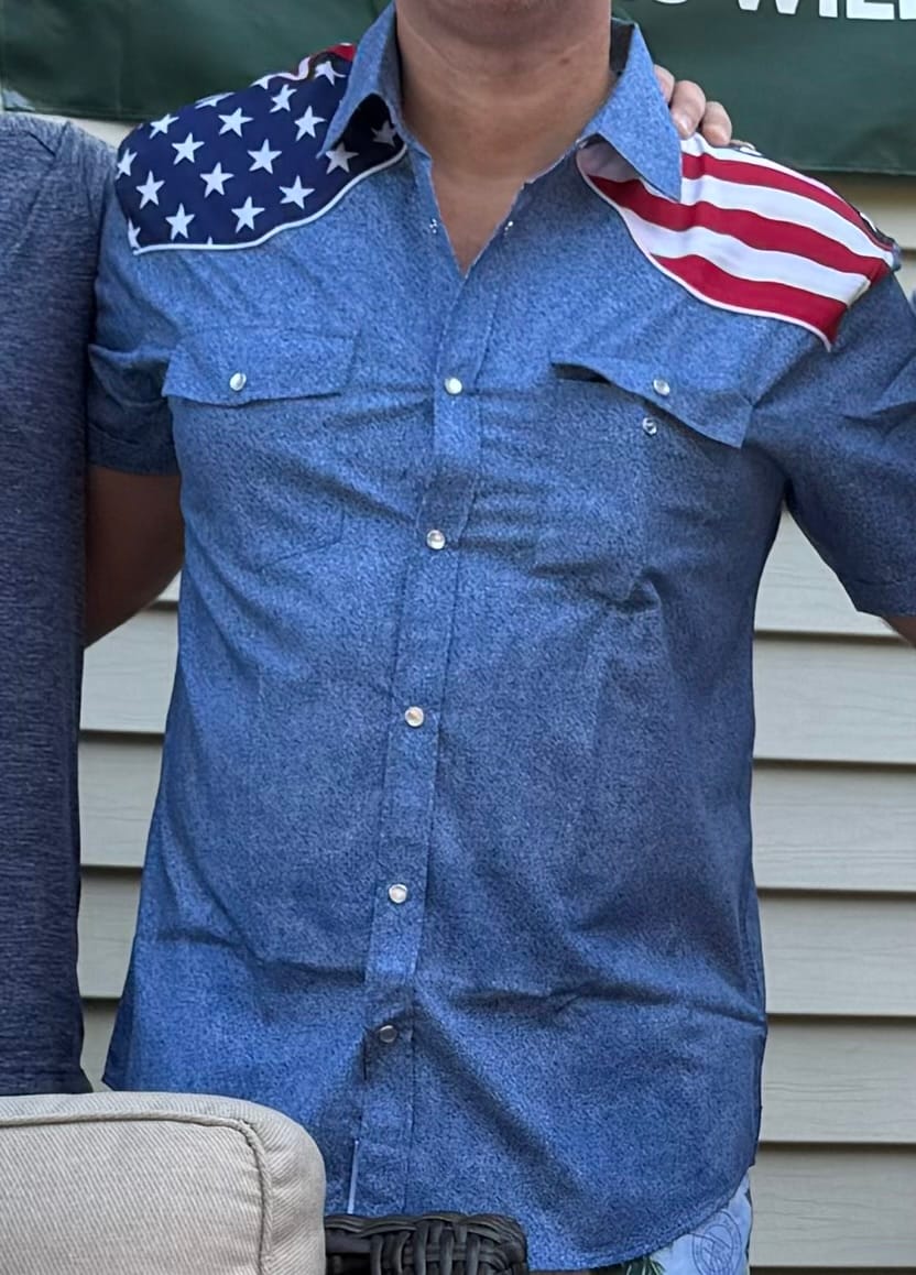 Customer photo review of The Highway Man – Roper Short Sleeve Shirt