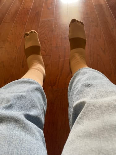 Customer photo review of 3 Pack Copper Compression Socks - Compression Socks for Women and Men - Compression Knee High Socks