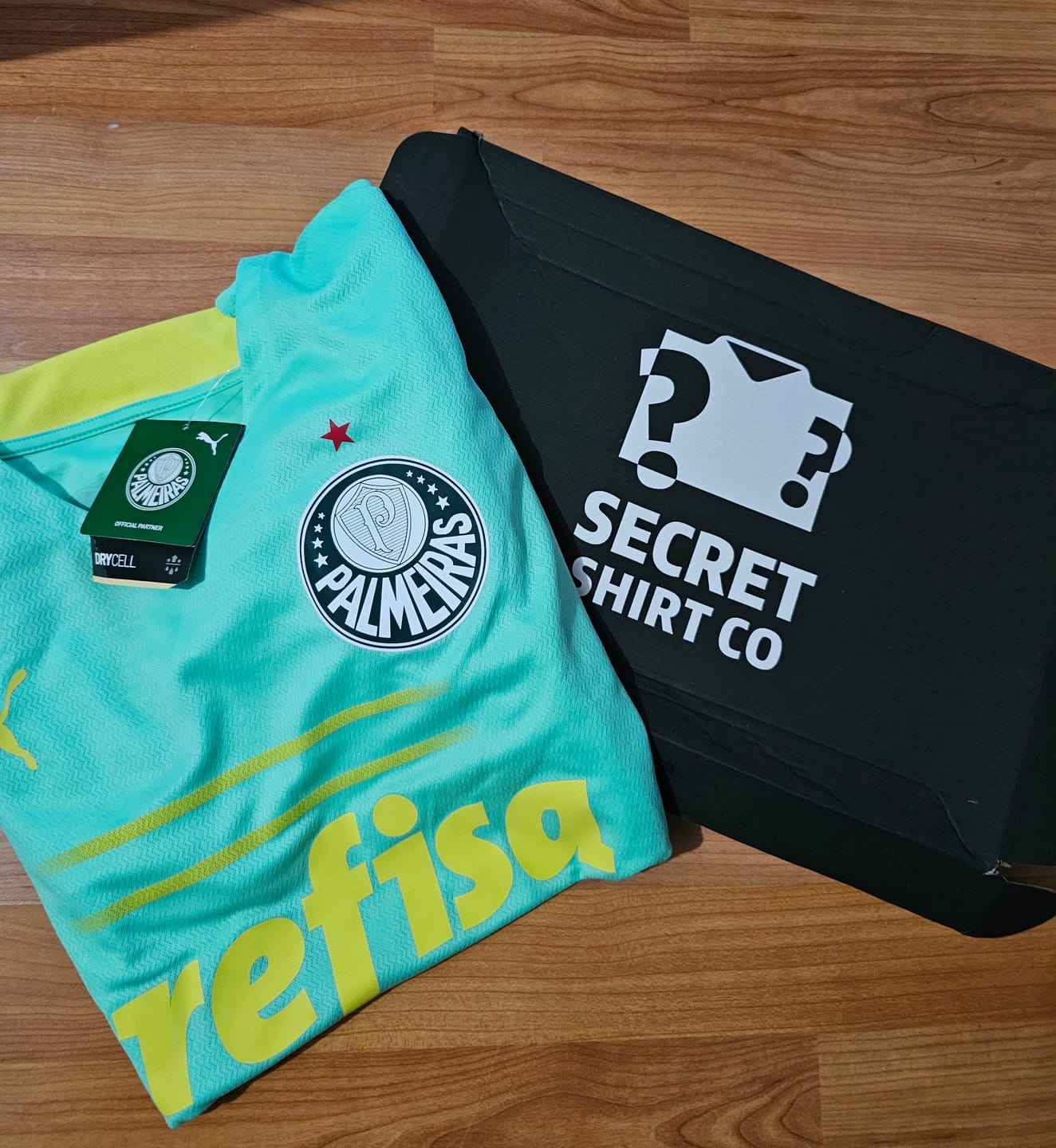 Customer photo review of Mens Secret Football Shirt