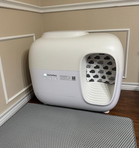 Customer photo review of Self-Cleaning Litter Box