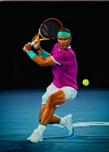 Customer photo review of Tela Rafael Nadal