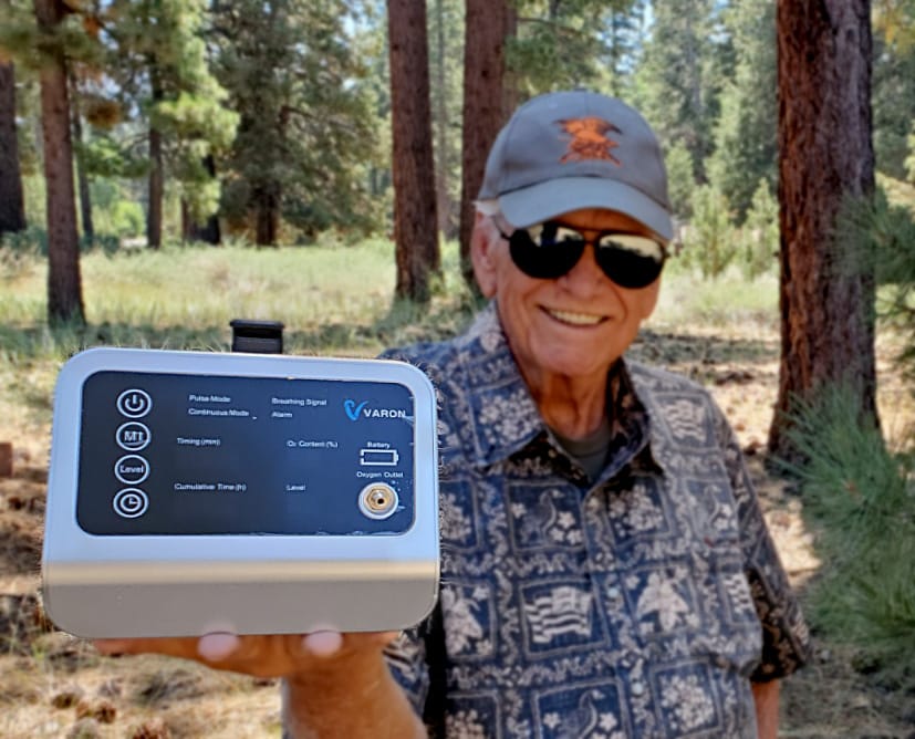 Customer photo review of VARON travel oxygen concentrator VT-1