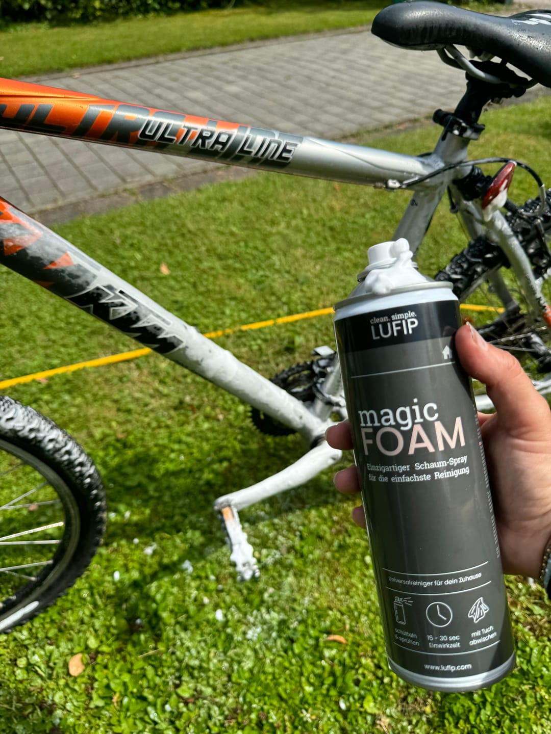 Customer photo review of Magic Foam-Set