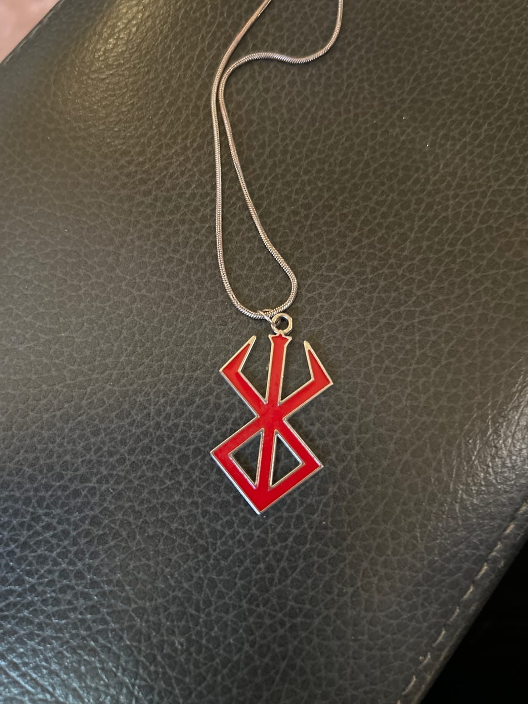 Customer photo review of BRAND OF SACRIFICE NECKLACE - BERSERK