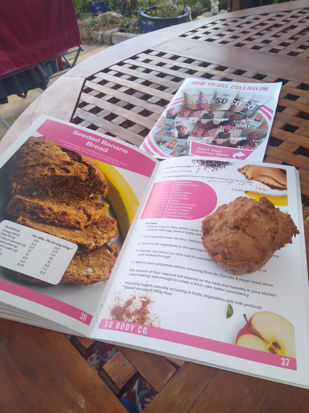 Customer photo review of CollaSlim Meal Replacement Shake With Collagen Protein