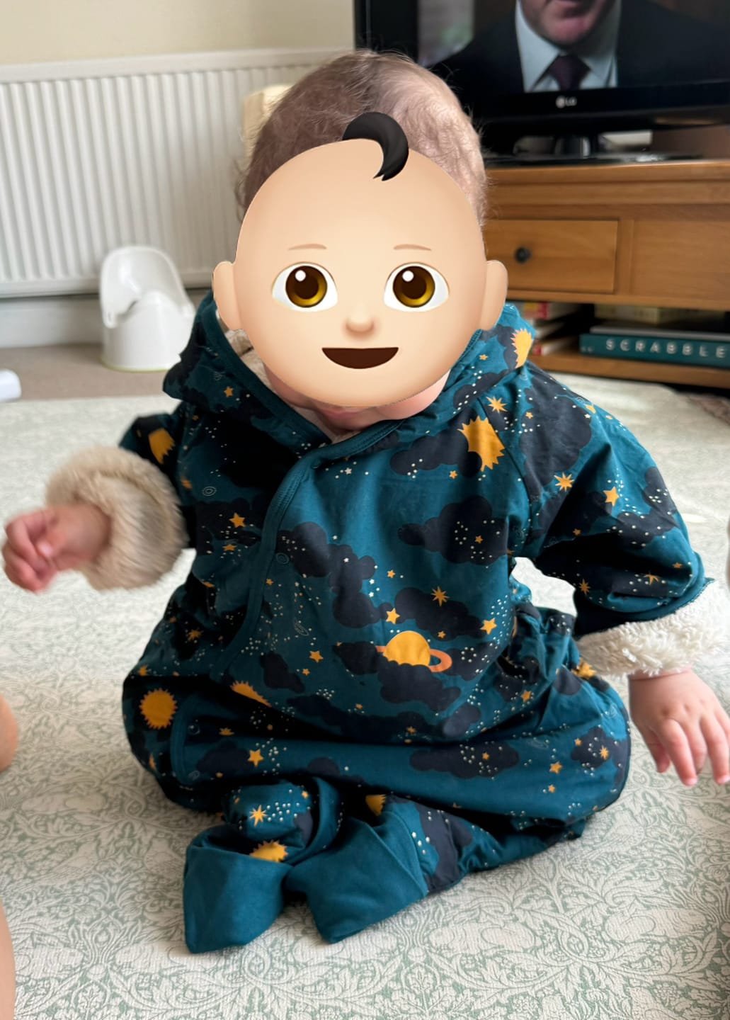Customer photo review of Mini Marvels Everyday Dungarees
