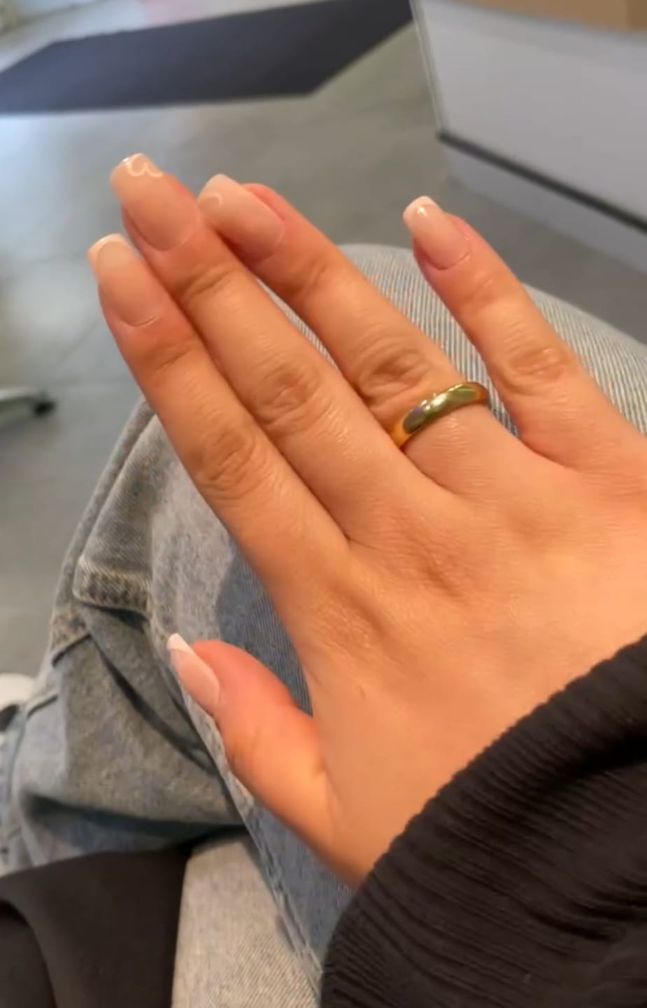 Customer photo review of Lena Ring | 18K vergoldet