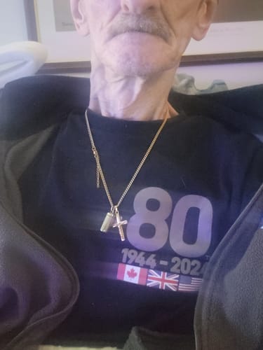 undefined review of D-Day 80 T-Shirt - Black image 1 out of 1