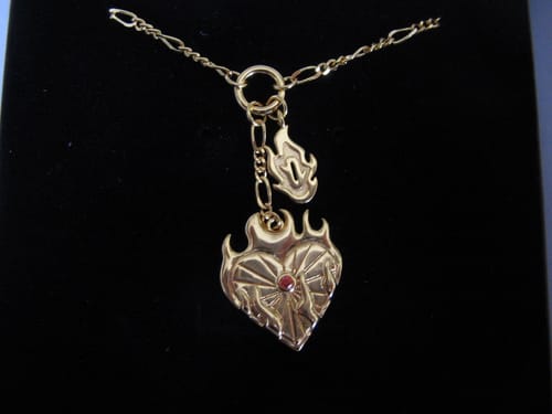 Customer photo review of Rengoku's Flame Necklace