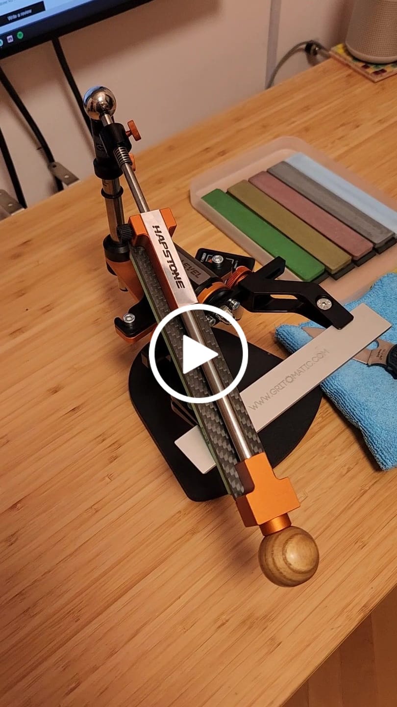 Customer video review of Hapstone RS Knife Sharpener