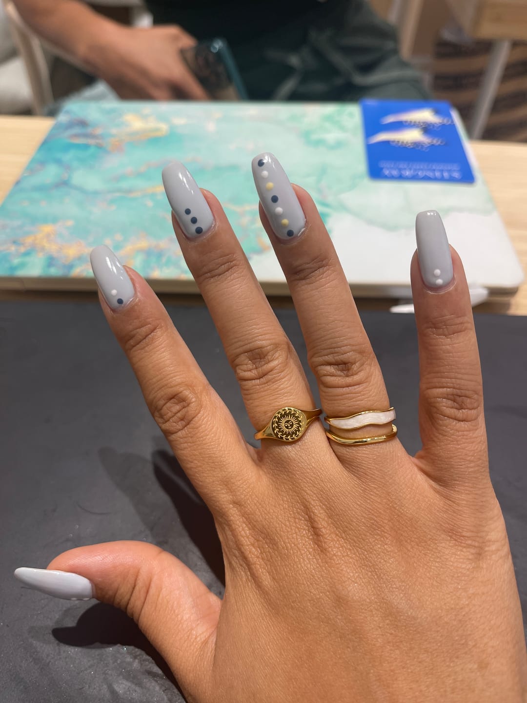 Customer photo review of Summer Solstice Gold Ring