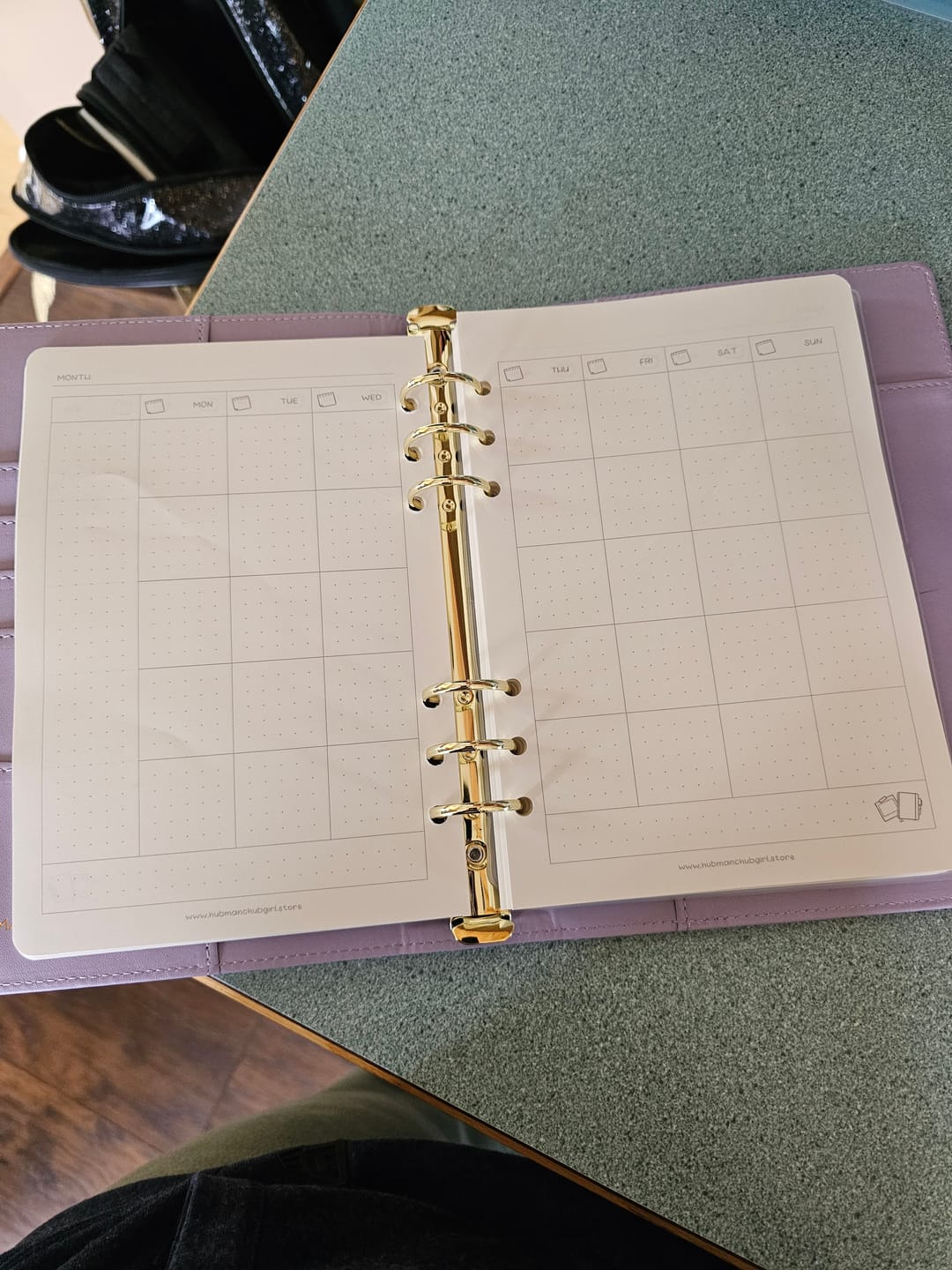 Customer photo review of Planner Inserts - Monthly