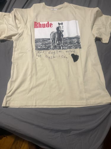 Customer photo review of RHUDE HORSE TEE