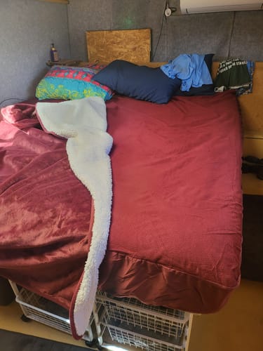 Customer photo review of Waterproof Splash Blanket™️ - Moon Blood Fitted Sheet