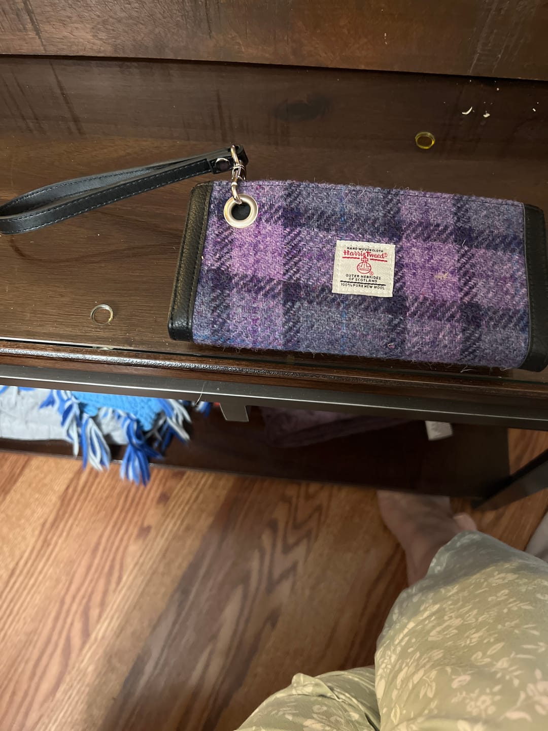 Customer photo review of Women's Harris Tweed Long Purse