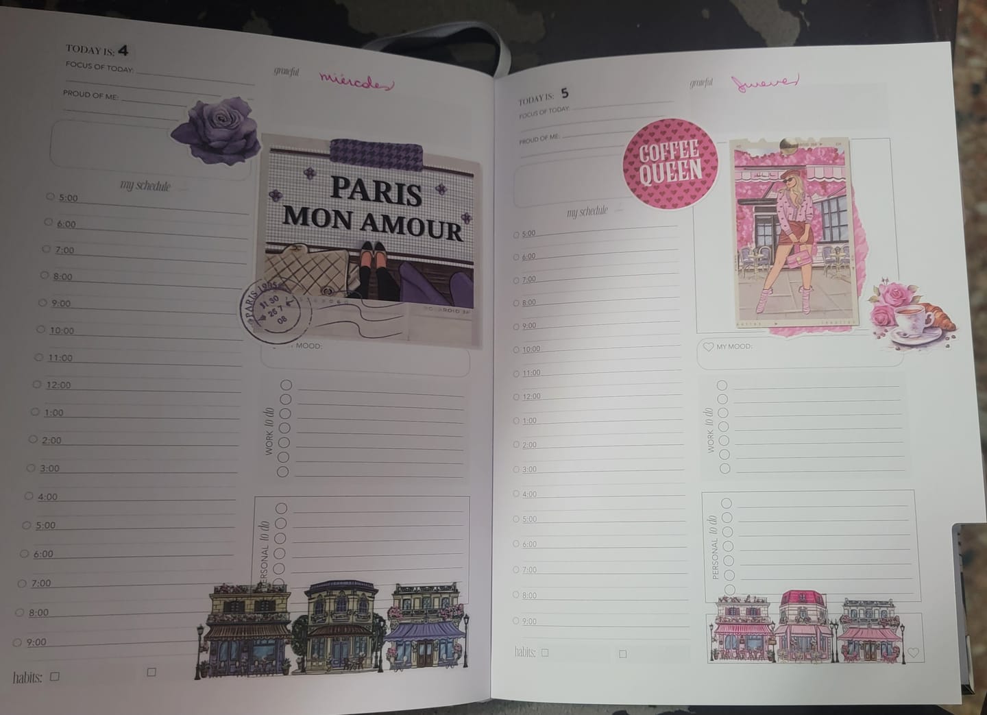 Customer photo review of Coffee Queen #2 Sticker Book