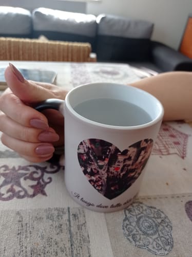 Customer photo review of Tazza magica personalizzata 325ml