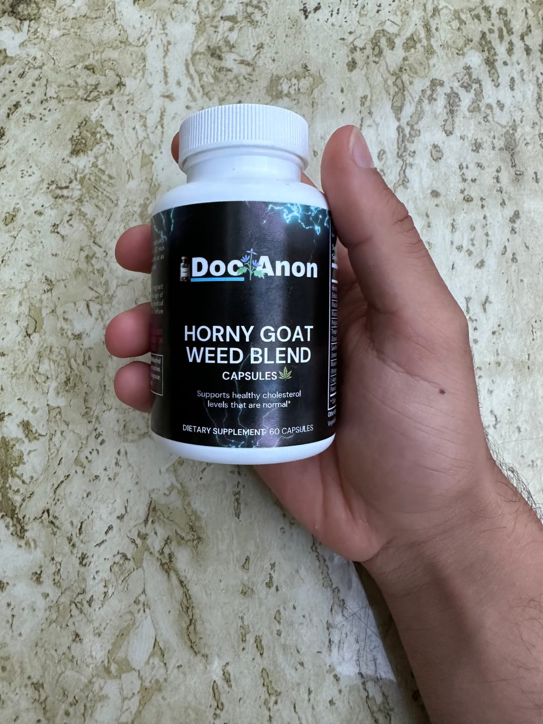 Customer photo review of Doc Anon Horny Goat Weed Blend