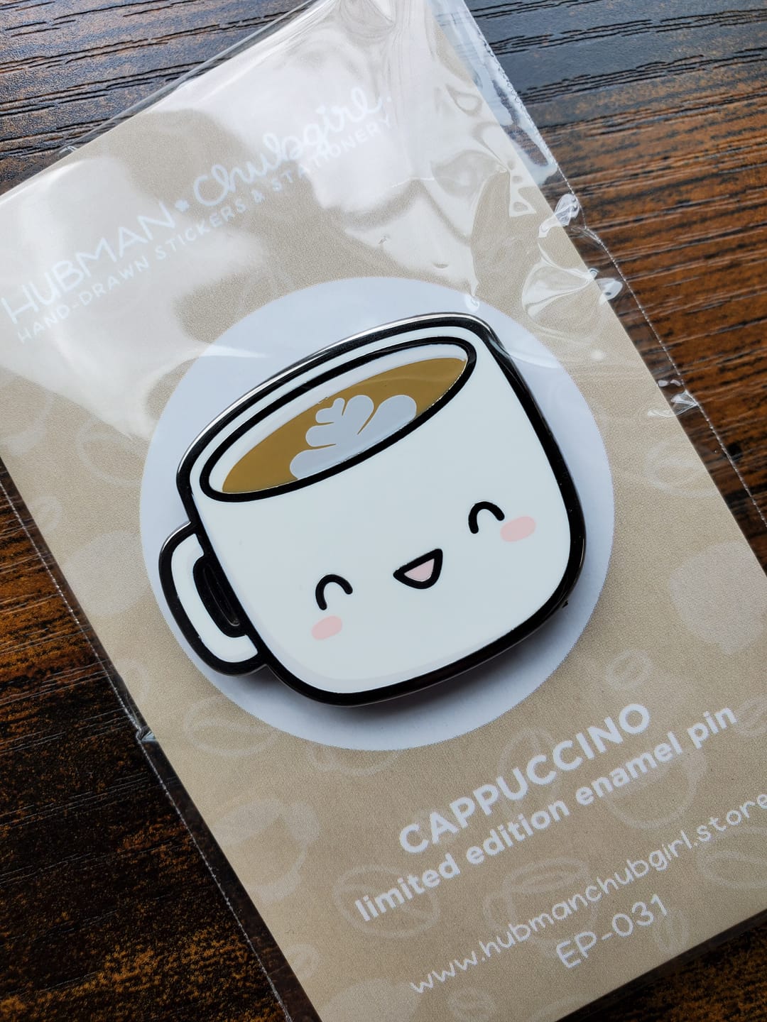 Customer photo review of Capcuccino Pin
