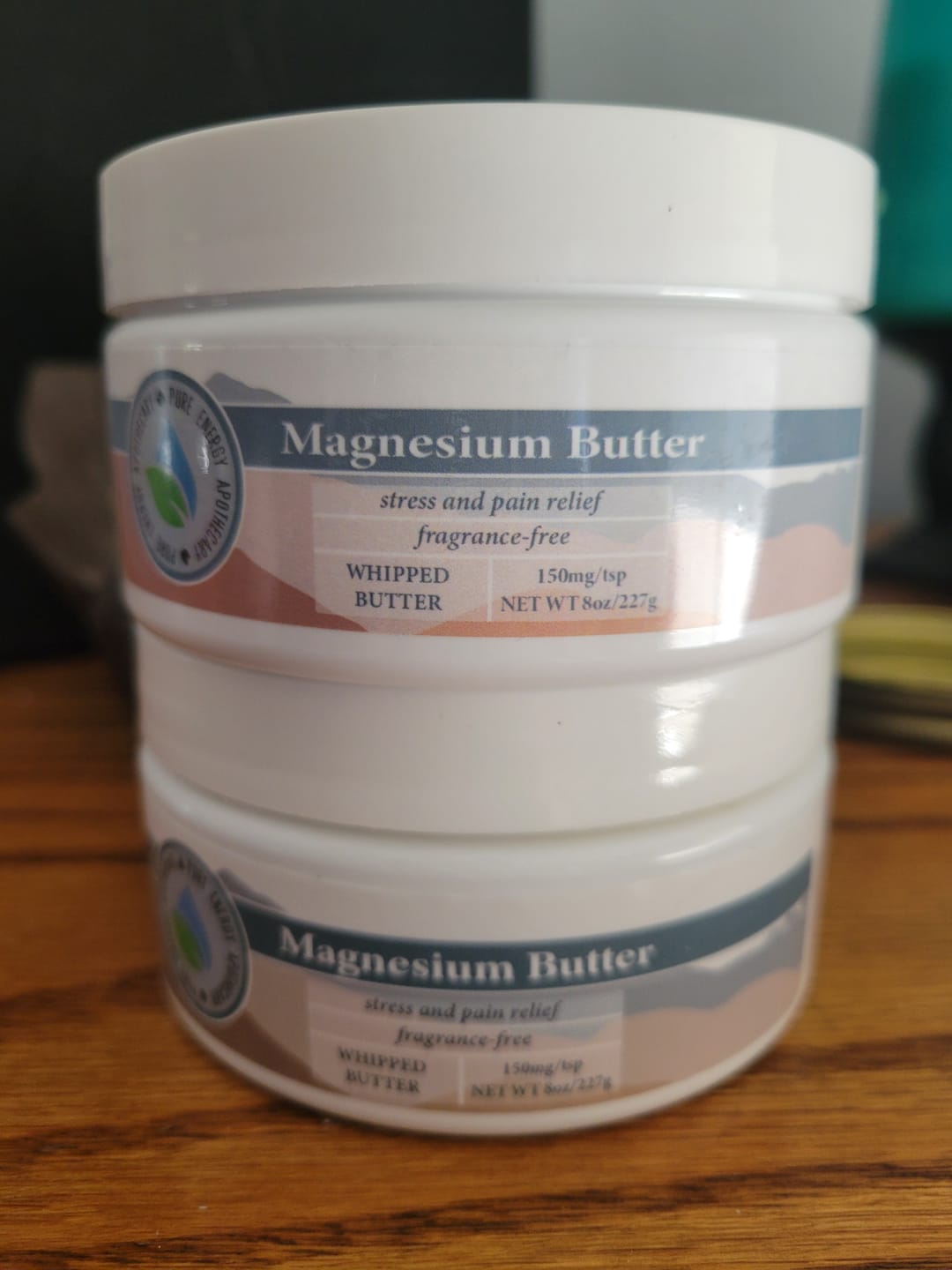 Customer photo review of Magnesium Whipped Butter 8oz (Pure & Natural, Unscented)