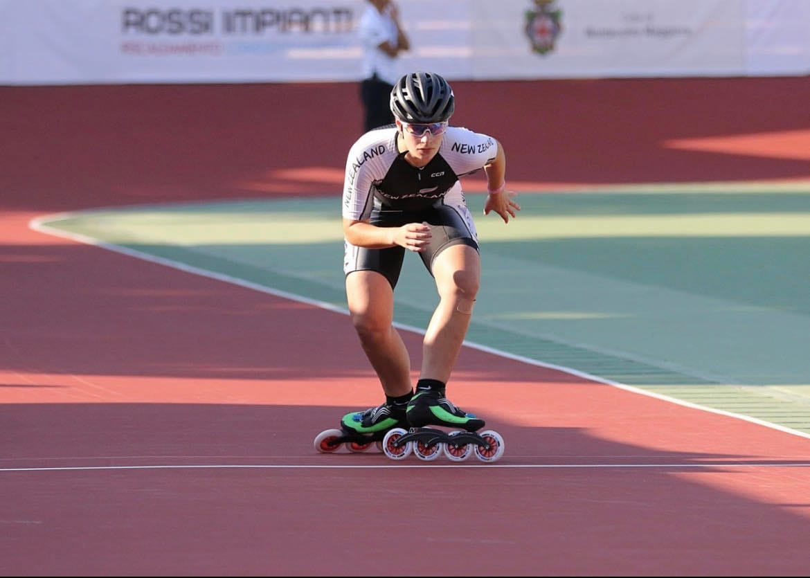 Customer photo review of Red Magic Inline Skate Wheel