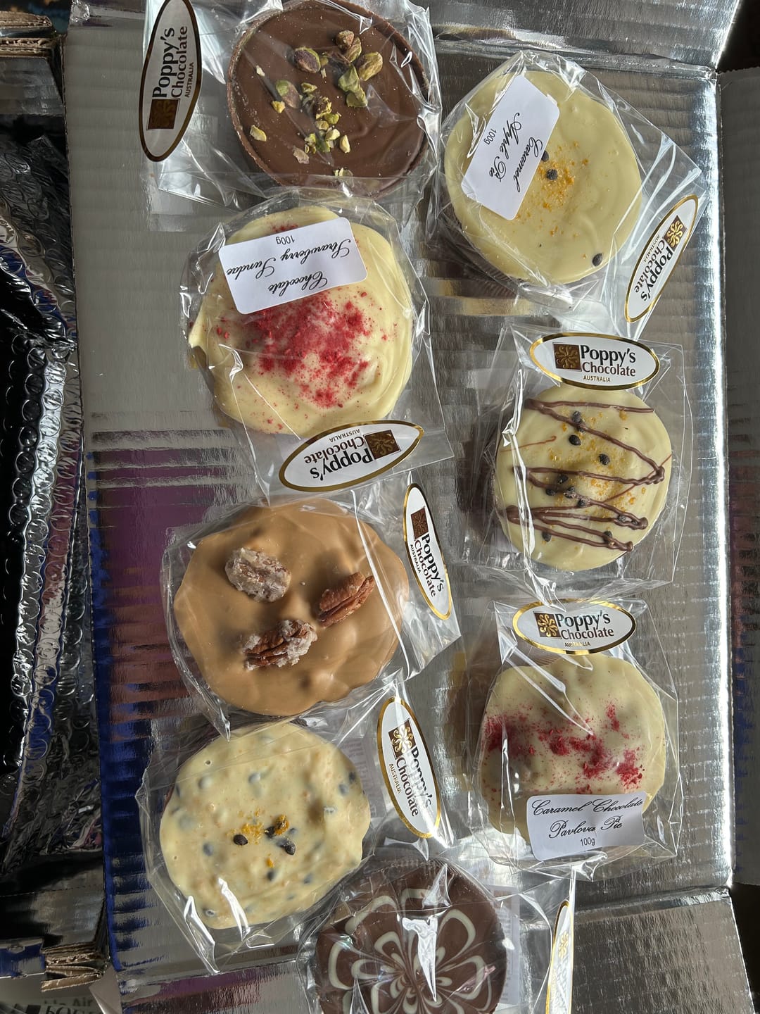 Customer photo review of LIMITED EDITION Chocolate Pie Variety Box