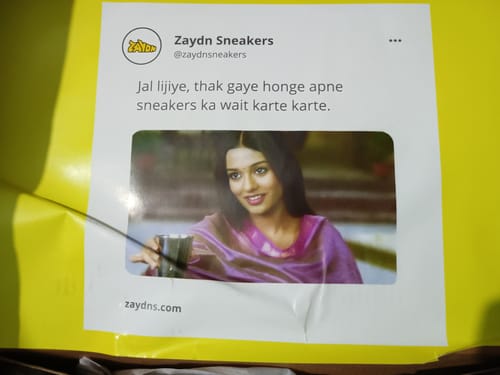 Customer photo review of HARVEY White Black Red Men's casual sneaker