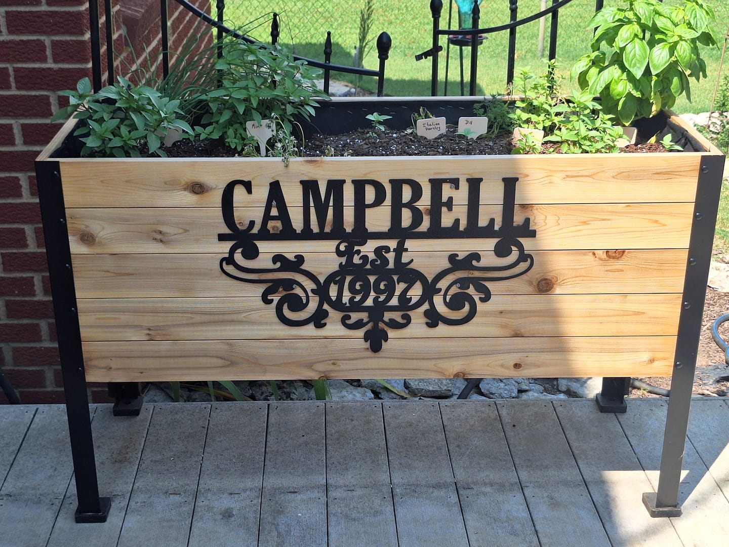 Customer photo review of Raised Garden Bed - 46cm x 122cm x 76cm