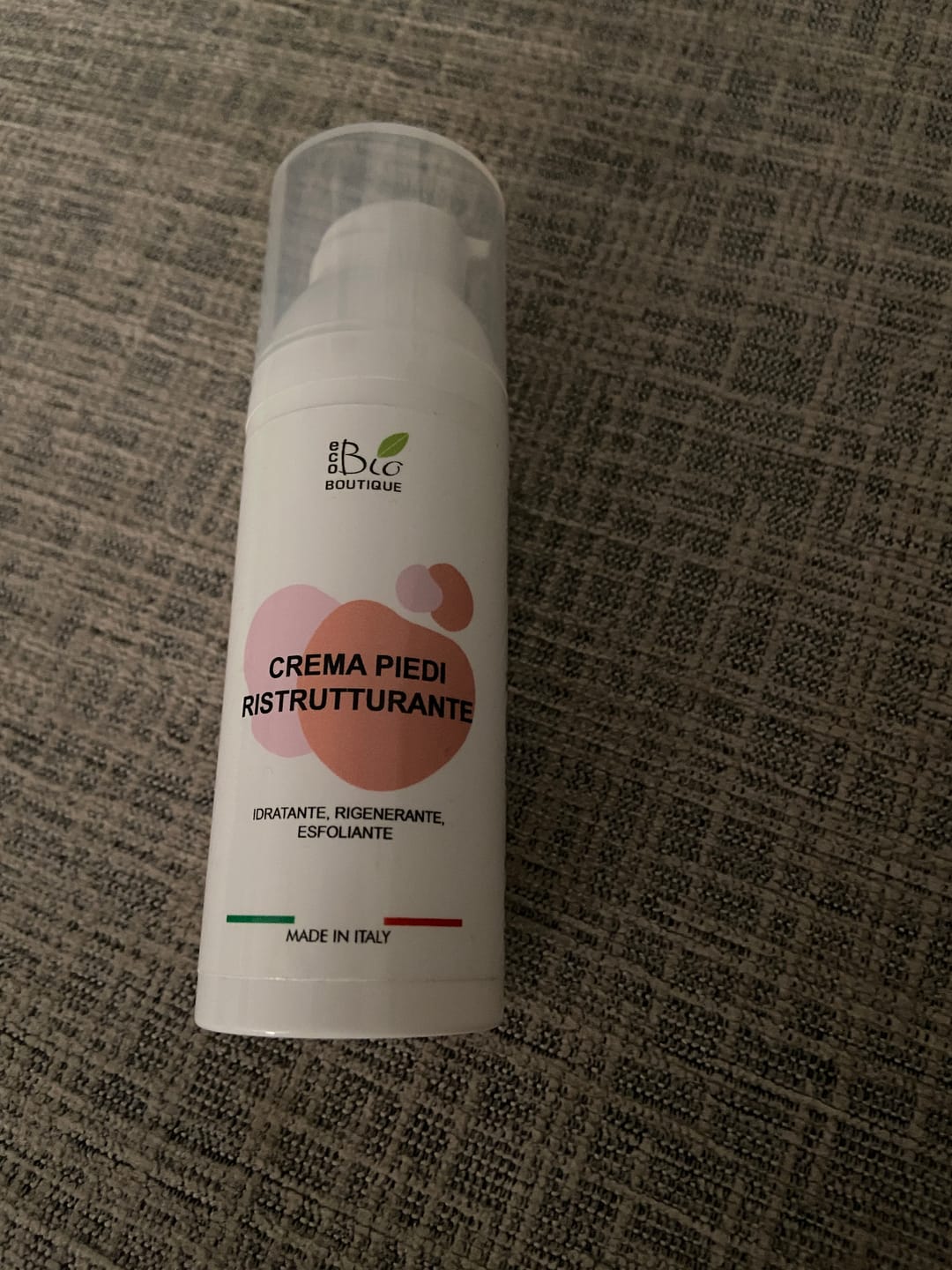 Customer photo review of Crema Piedi Ristrutturante