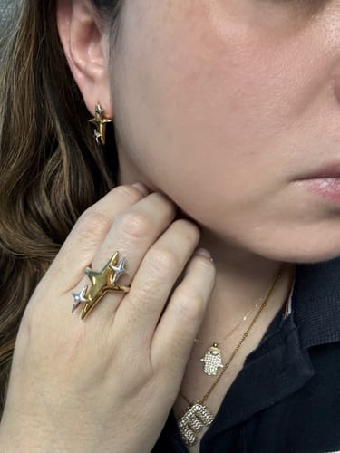 Customer photo review of Aretes 'Spark' M