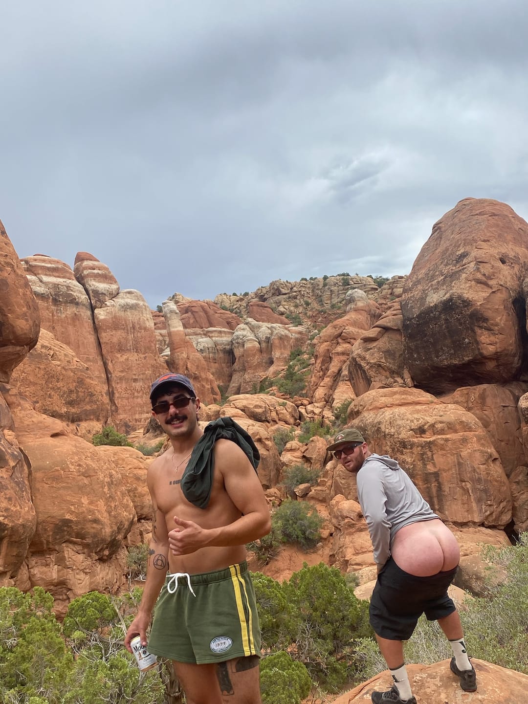 Customer photo review of Vintage Cotton Shorts - Green
