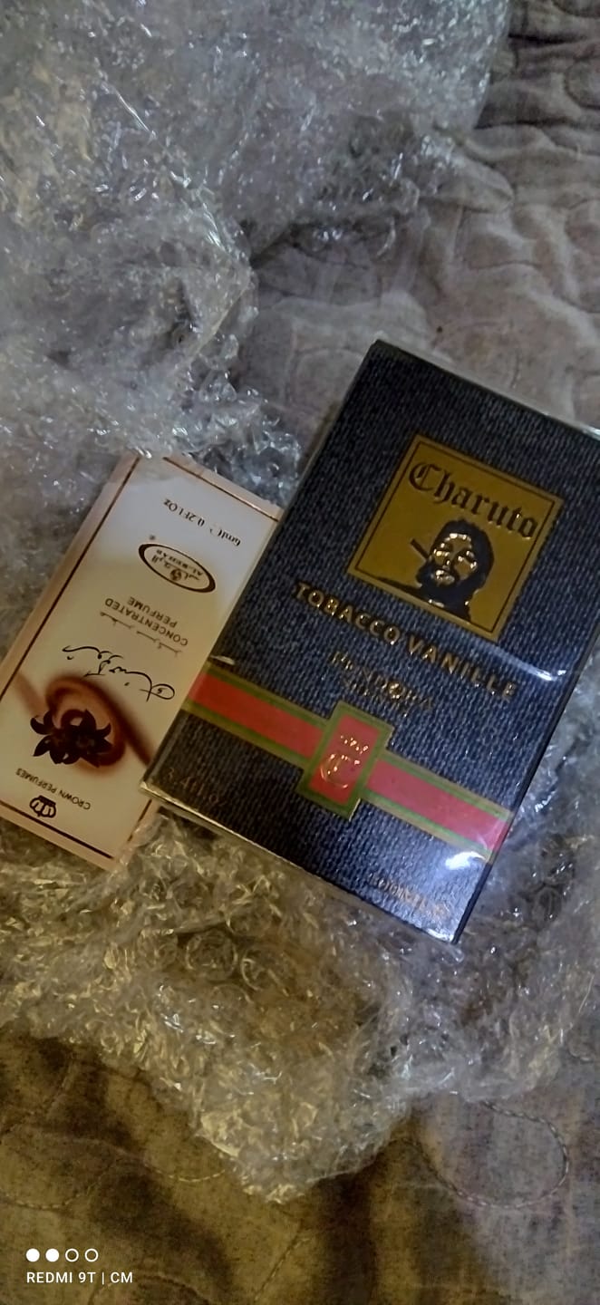 Customer photo review of CHARUTO TOBACCO VANILLE 100ml