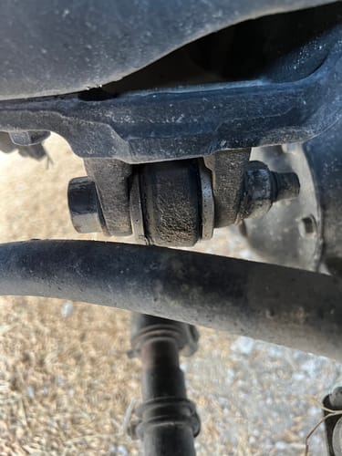 Customer photo review of SPE Motorsport 2005-2024 6.7L Powerstroke Track Bar Bushing & Removal Tool Kit