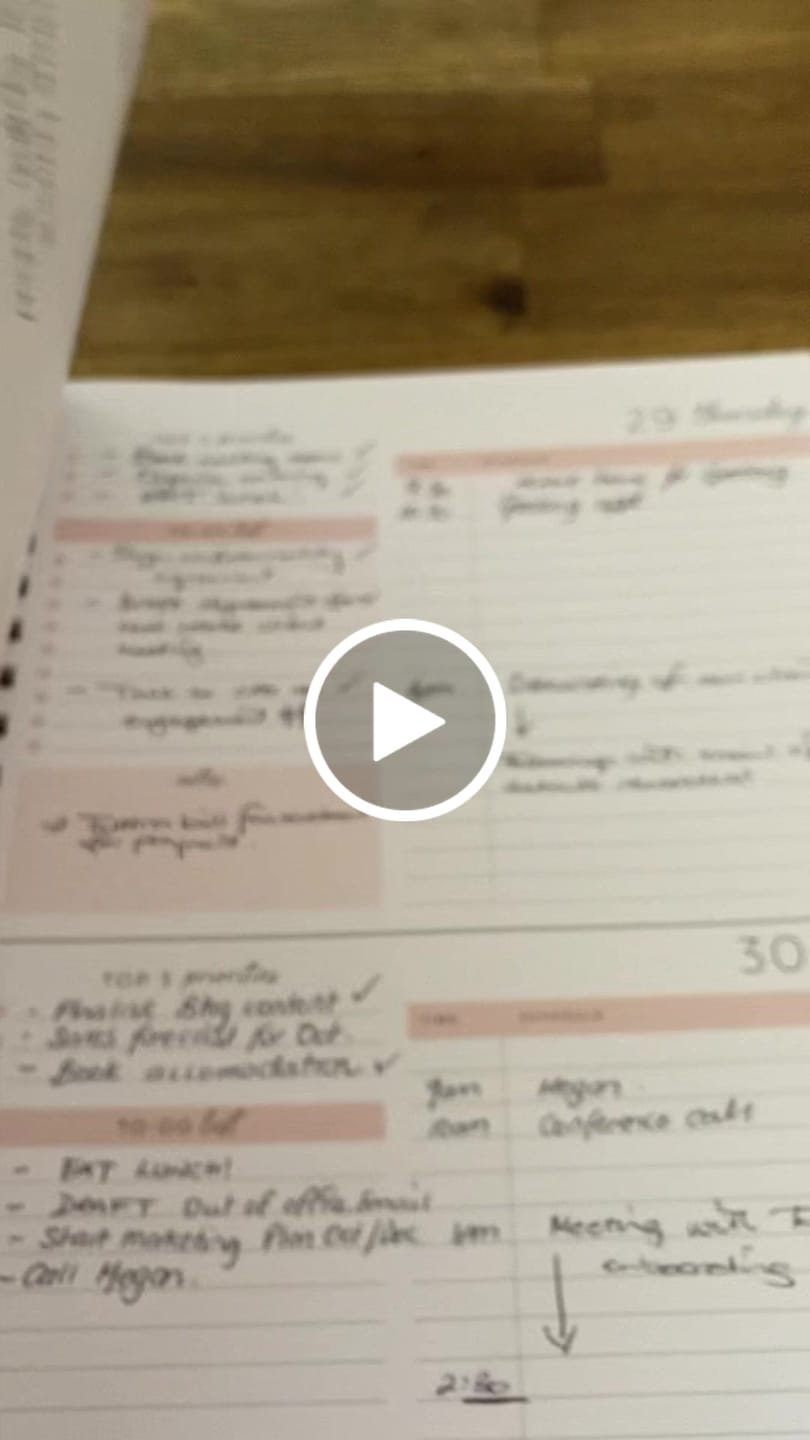 Customer video review of 2024/25 Financial Year Business Planner - BLUSH