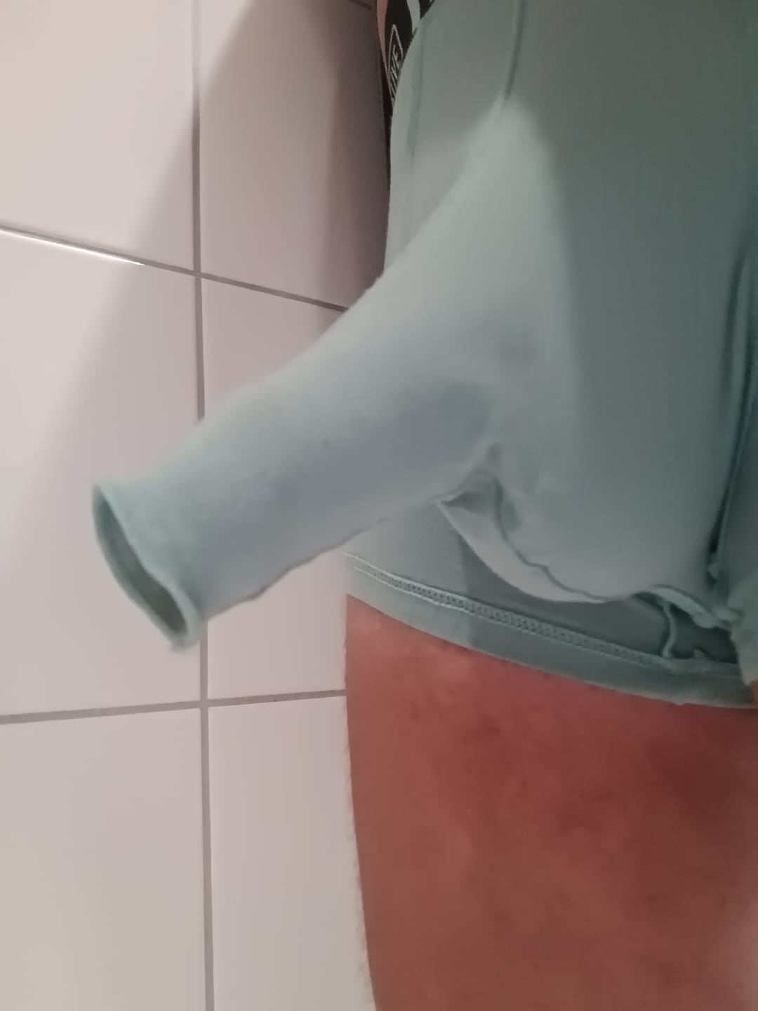 Customer photo review of Men’s Separate Pouch Cotton Trunks With Fly Front