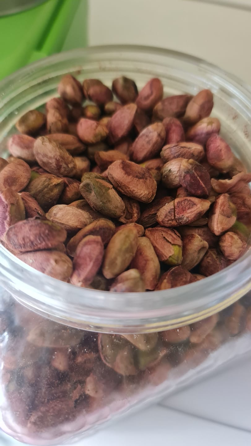 Customer photo review of Natural Australian pistachios
